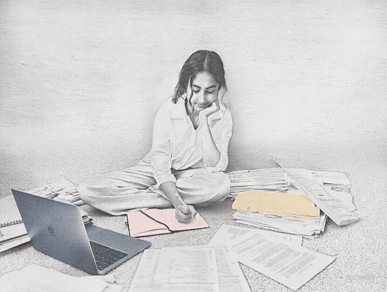Notebook animation